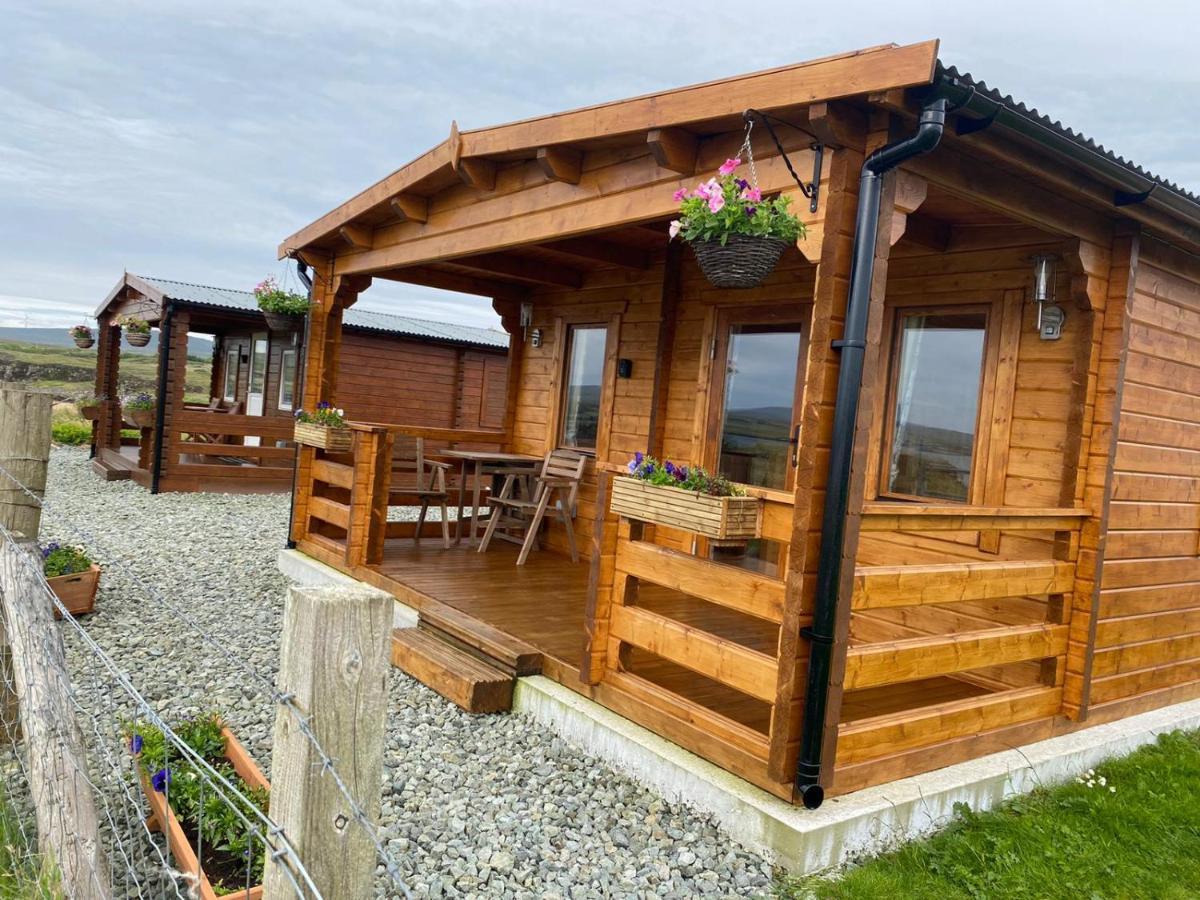 Harlosh Log Cabins Dunvegan  Exteriör bild