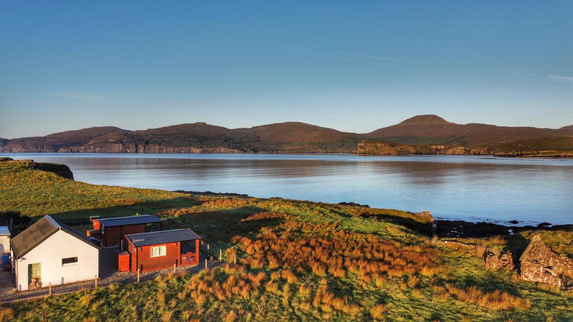 Harlosh Log Cabins Dunvegan  Exteriör bild
